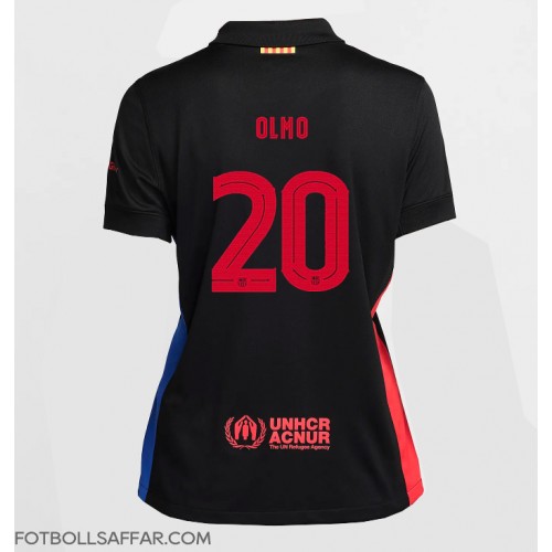 Barcelona Dani Olmo #20 Bortatröja Dam 2024-25 Kortärmad